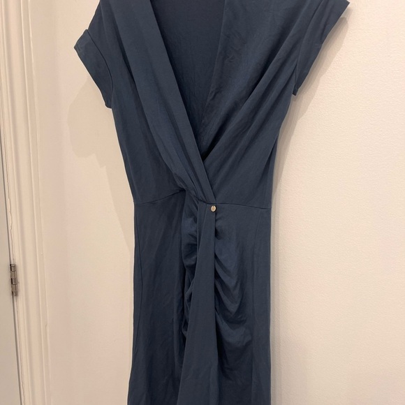 ALESSANDRO DELL'ACQUA bleu dress size 8 bleu short sleeve dress - Picture 7 of 14